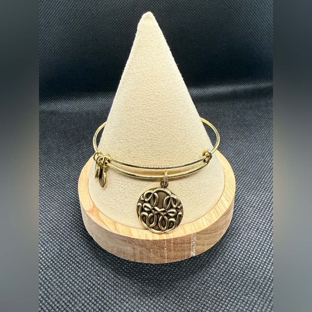 💛ALEX AND ANI💛Path of Life Charm Bangle in Rafaelian Gold/EUC